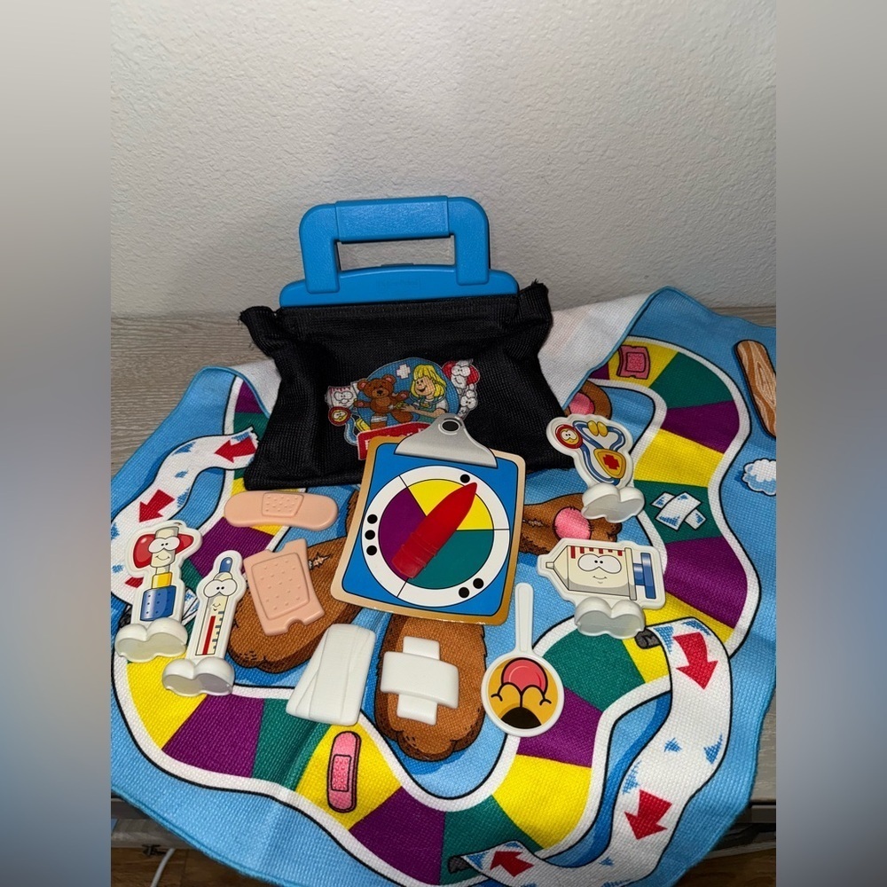 VTG Fisher Price Game. Get Better Bear! Doctor Bag ||Pretend Play Dr. 1996